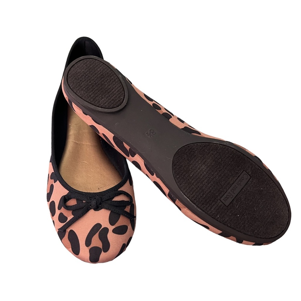 Coach and four leopard print ballerina flats by dsw warehouse women’s 8.5